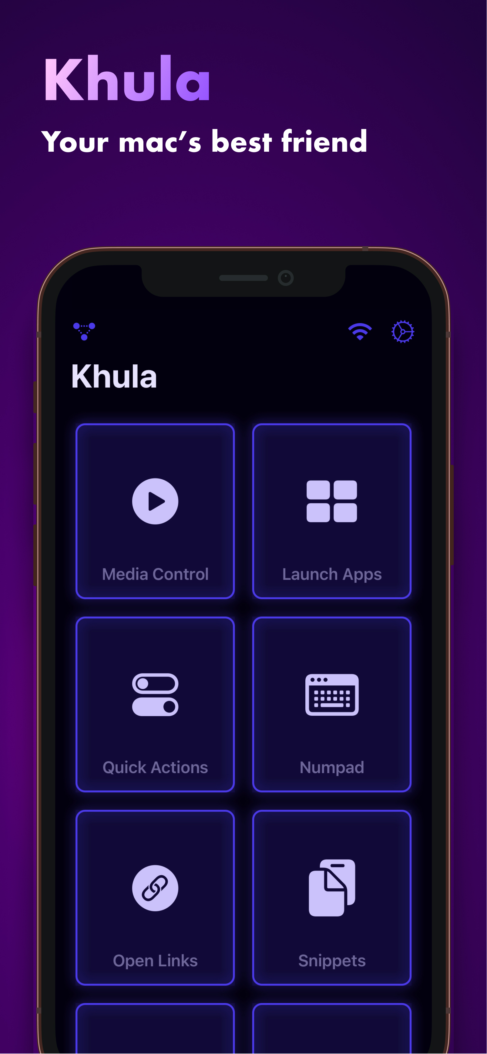 Khula iOS app Main View.